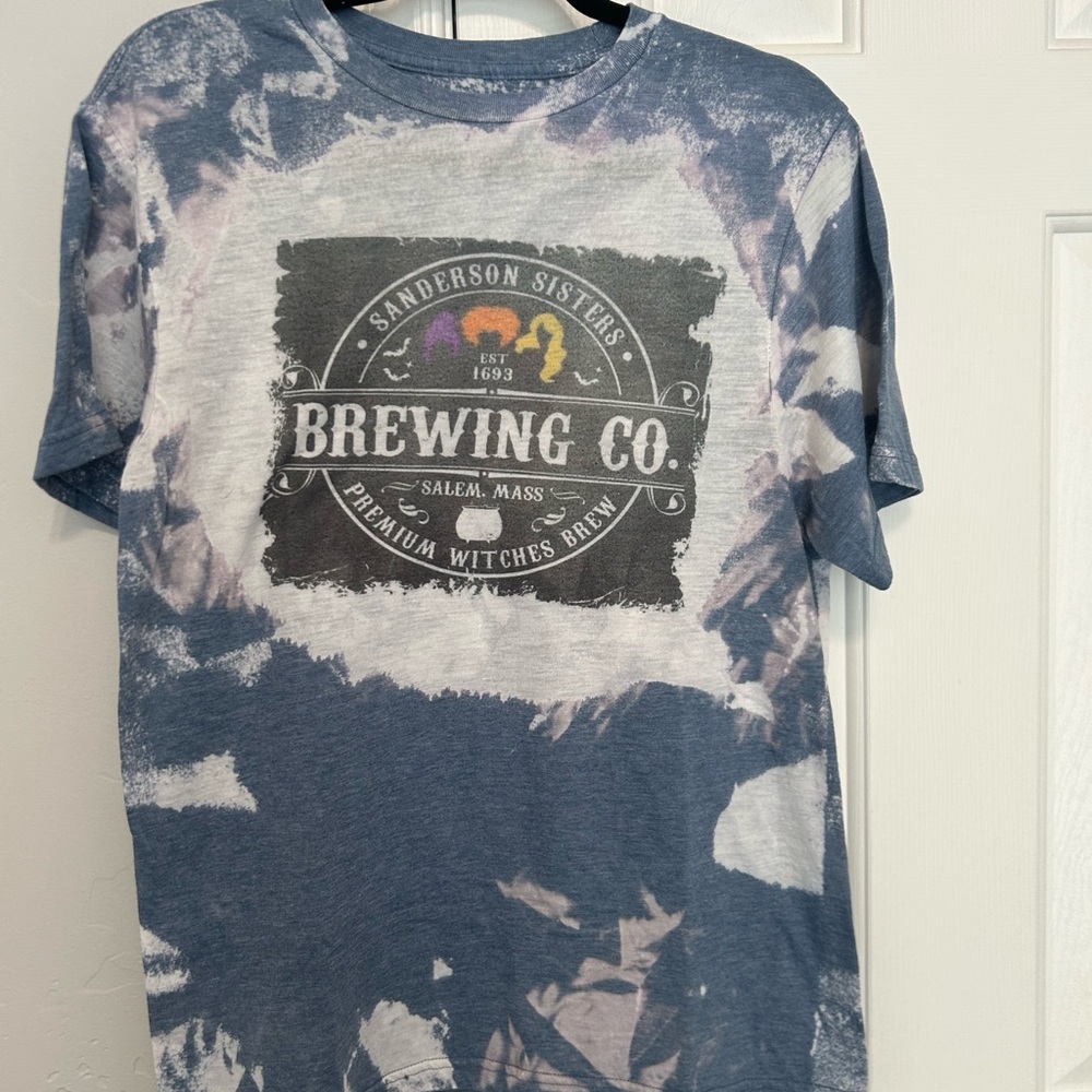 Blue/purple Hocus Pocus Tie-Dye Shirt